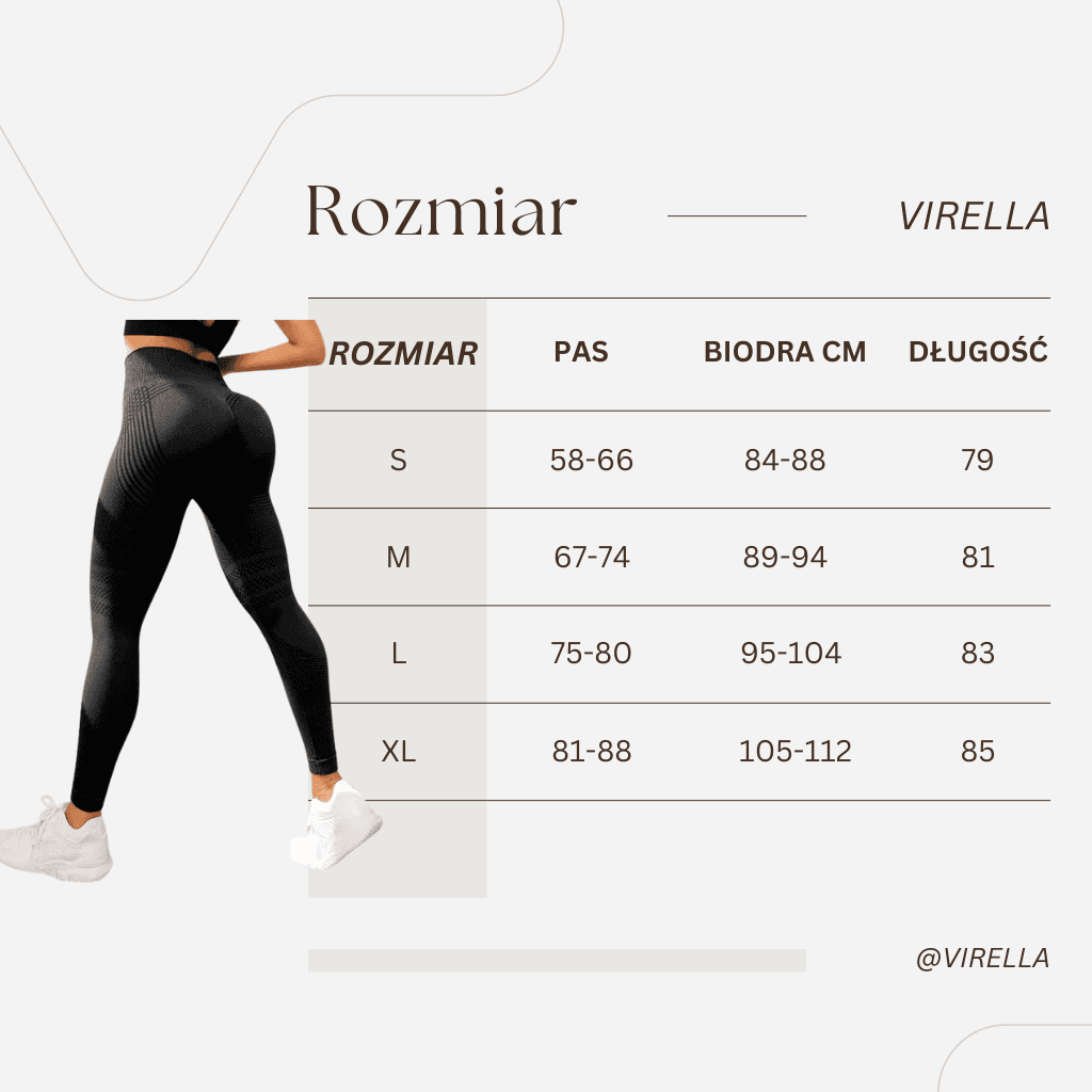 Virella - Legginsy modelujące 3D, które realnie wygładzają wygląd skóry