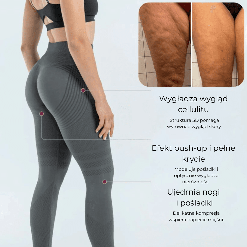 Virella - Legginsy modelujące 3D, które realnie wygładzają wygląd skóry